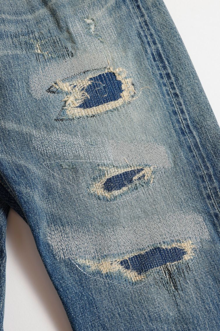 ファンダメンタル デニムパンツ CLASSIC STRAIGHT DENIM CS124 (FA25/MG124)INDIGO