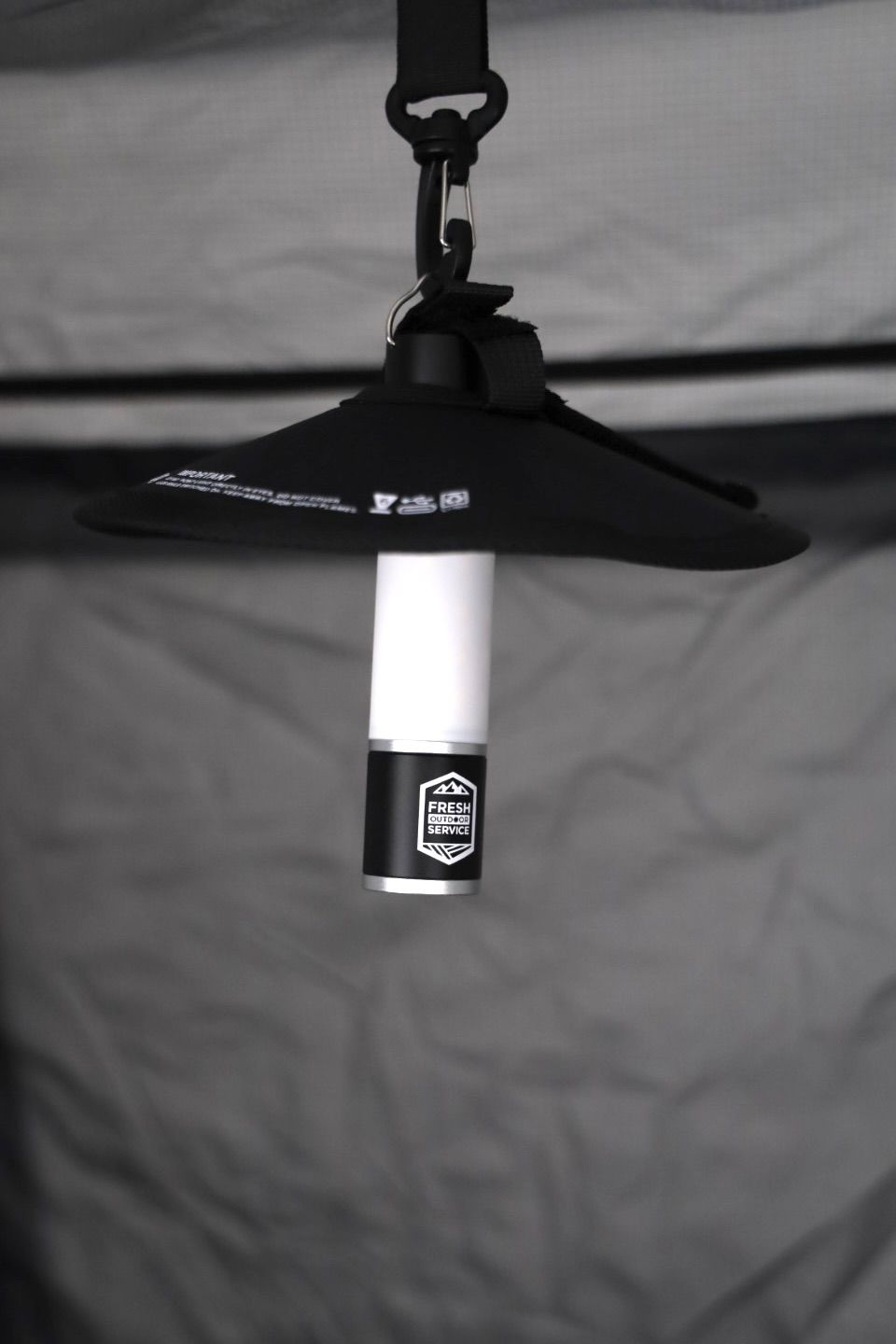 フレッシュサービス  COMPACT LANTERN(FSP262-99064)BLACK