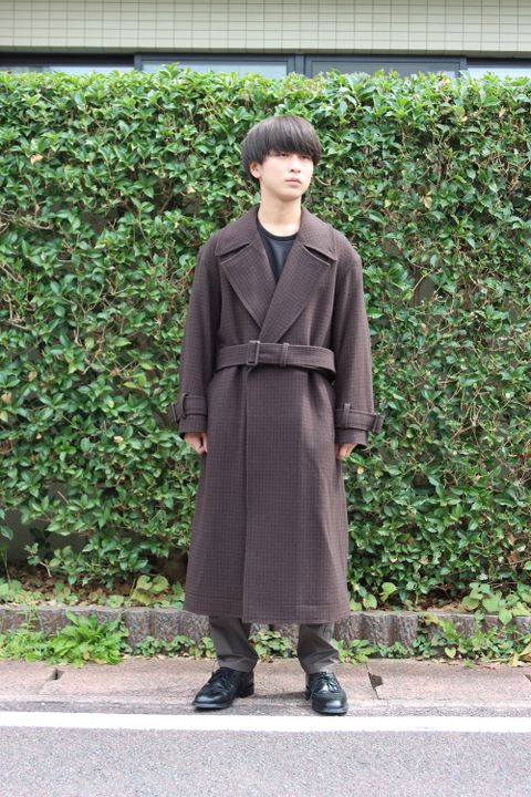 YOKE DOUBLE BREAST OVERCOAT(YK21AW0242C)style.2021.09.13