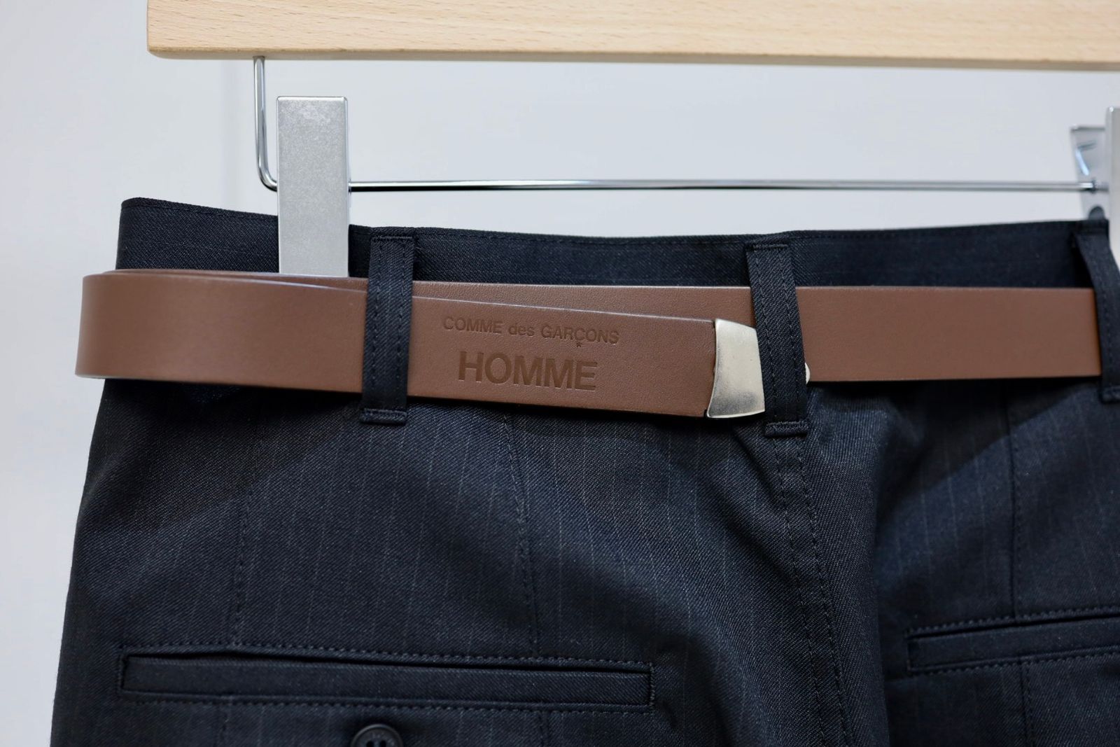 コムデギャルソンオム ステアオイルスムースベルト(HQ-K301-051)BROWN☆2月6日(金)発売！