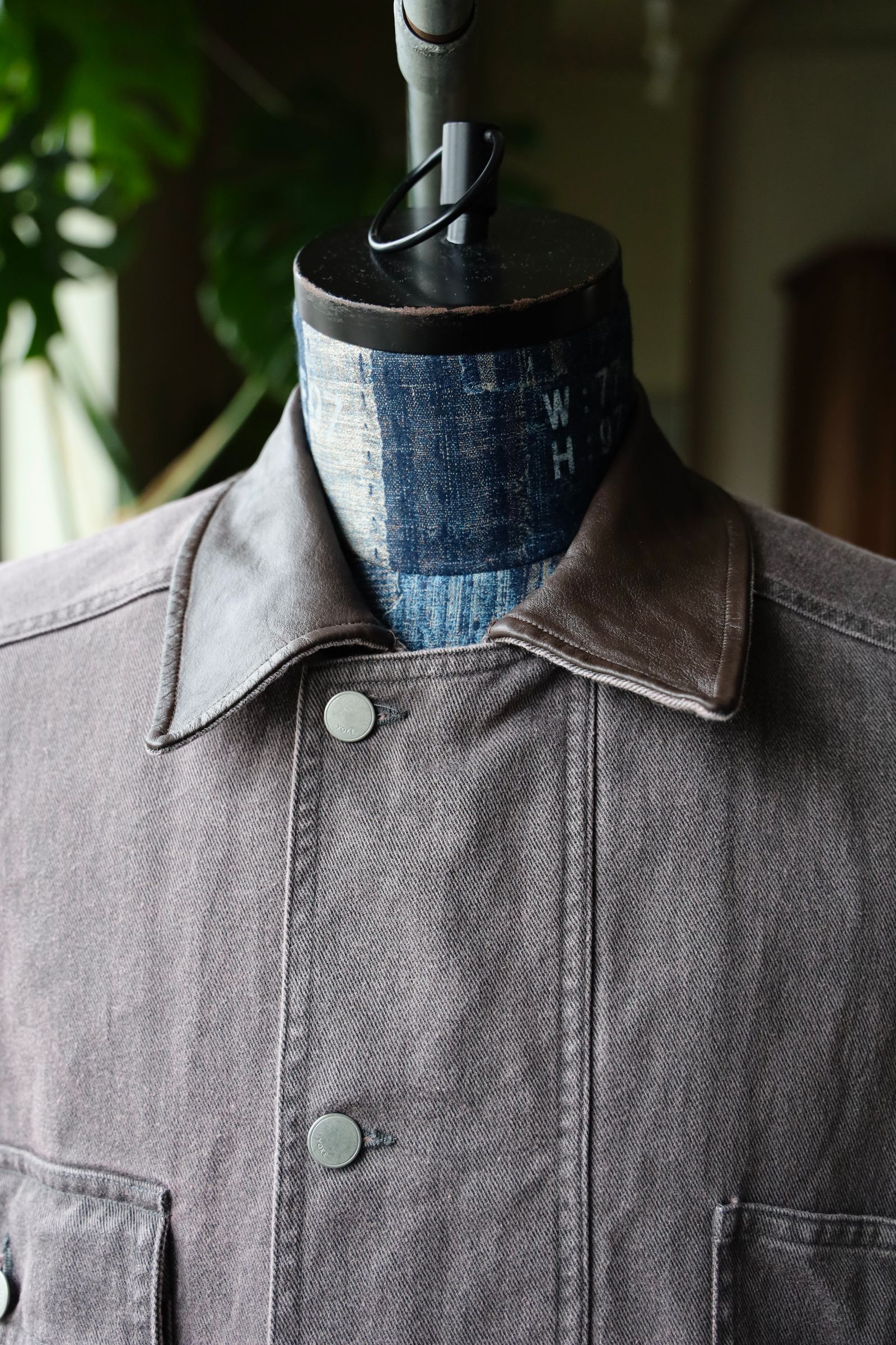 YOKE - ヨーク25SS カバーオールCOTTON CUT-OFF COVERALL JACKET YOKE - ヨーク25SS カバーオールCOTTON CUT-OFF COVERALL JACKET