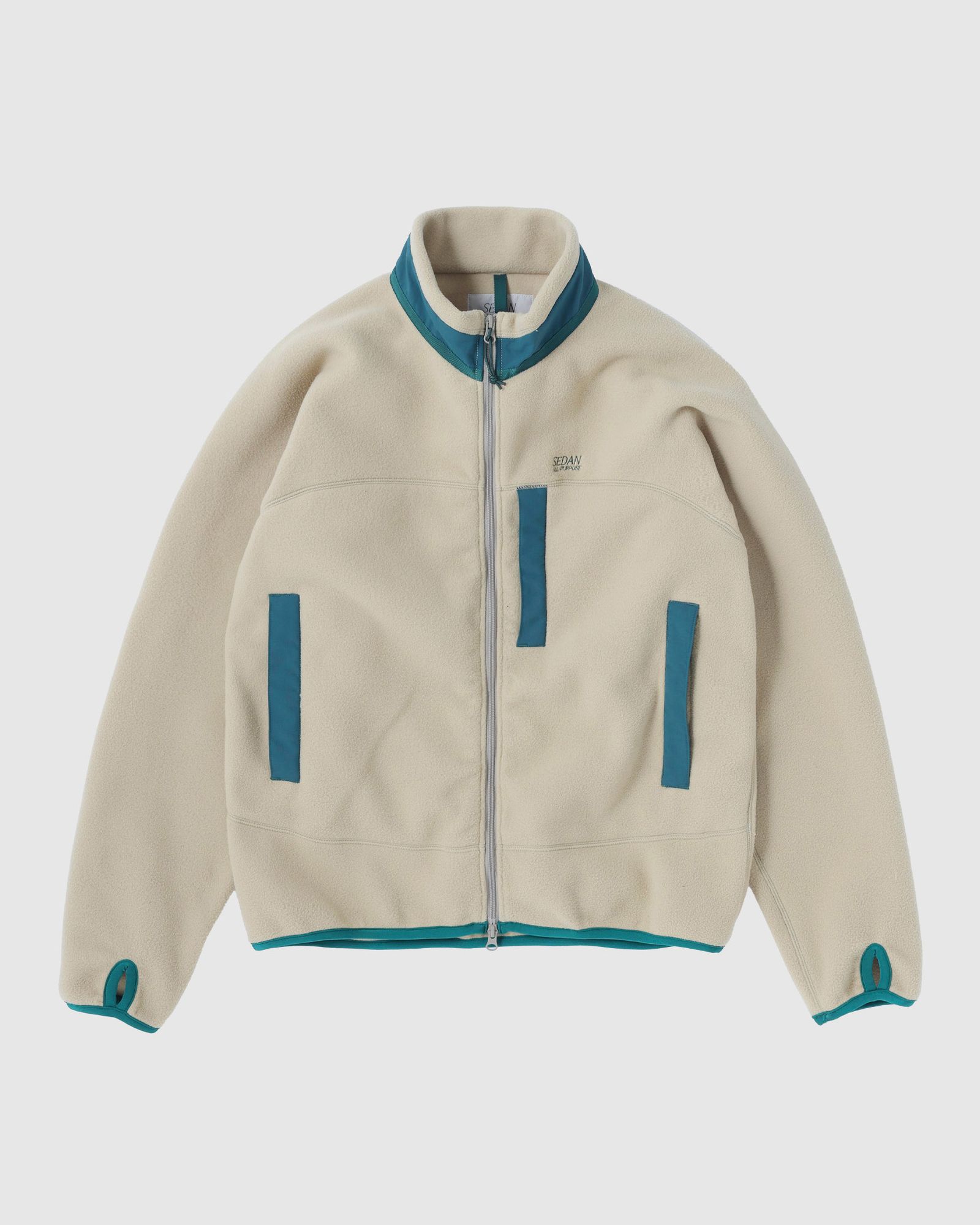 セダンオールパーパス FW25 Fleece Full Zip Jacket(SD25F-CT08)Light Beige☆10月18日(土)発売！