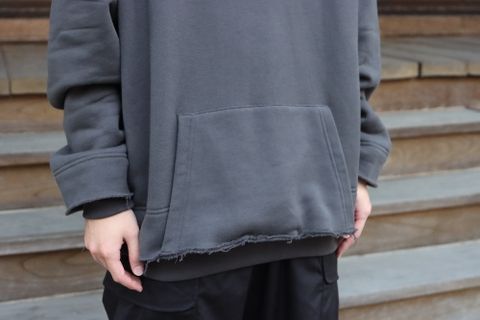 YOKE RESIZED WIDE HOODIE(YK21AW0278CS) style. 2021.09.27.