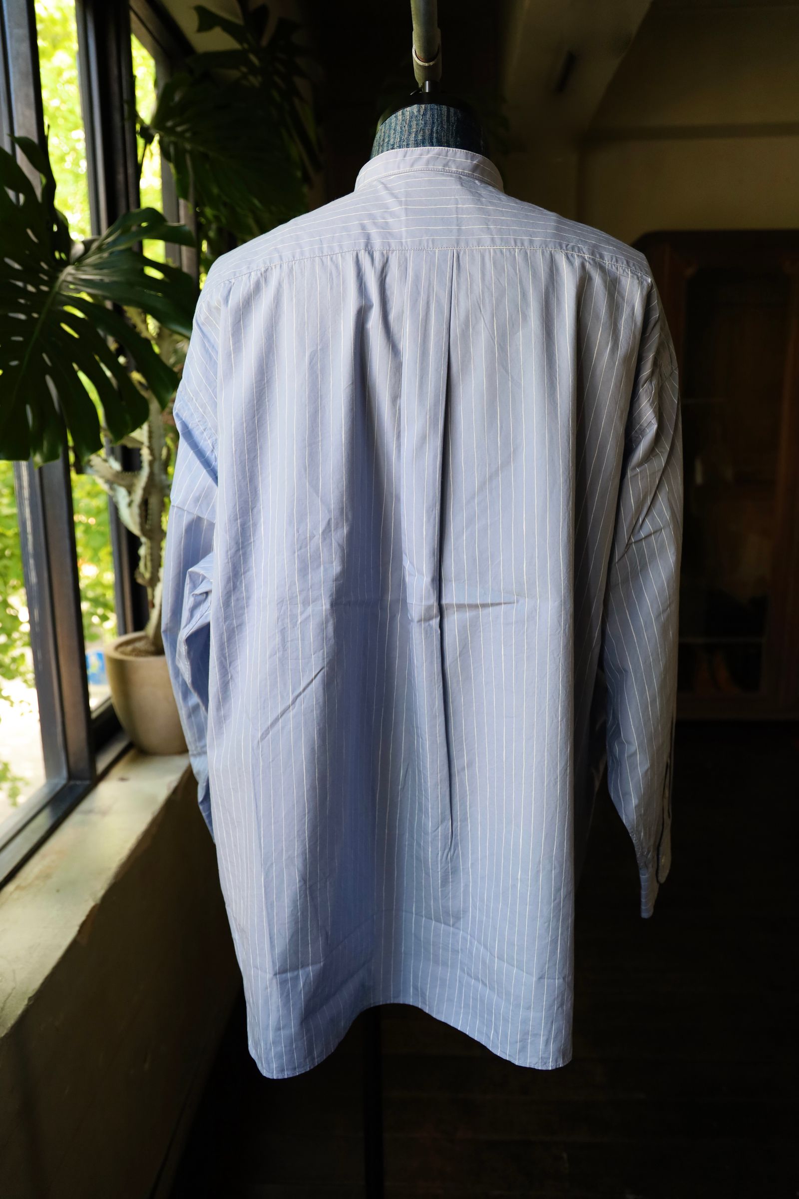 S.F.C 24FW エスエフシー NO COLLAR SFC SHIRT(SFCEW24S03)Sax Blue☆9月21日(土)発売！