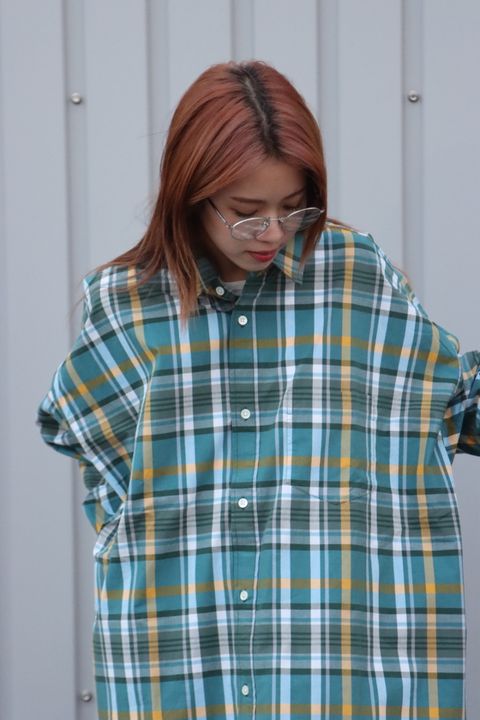 FreshService 22AW CORPORATE CHECK REGULAR COLLAR SHIRT style.2022.10.29