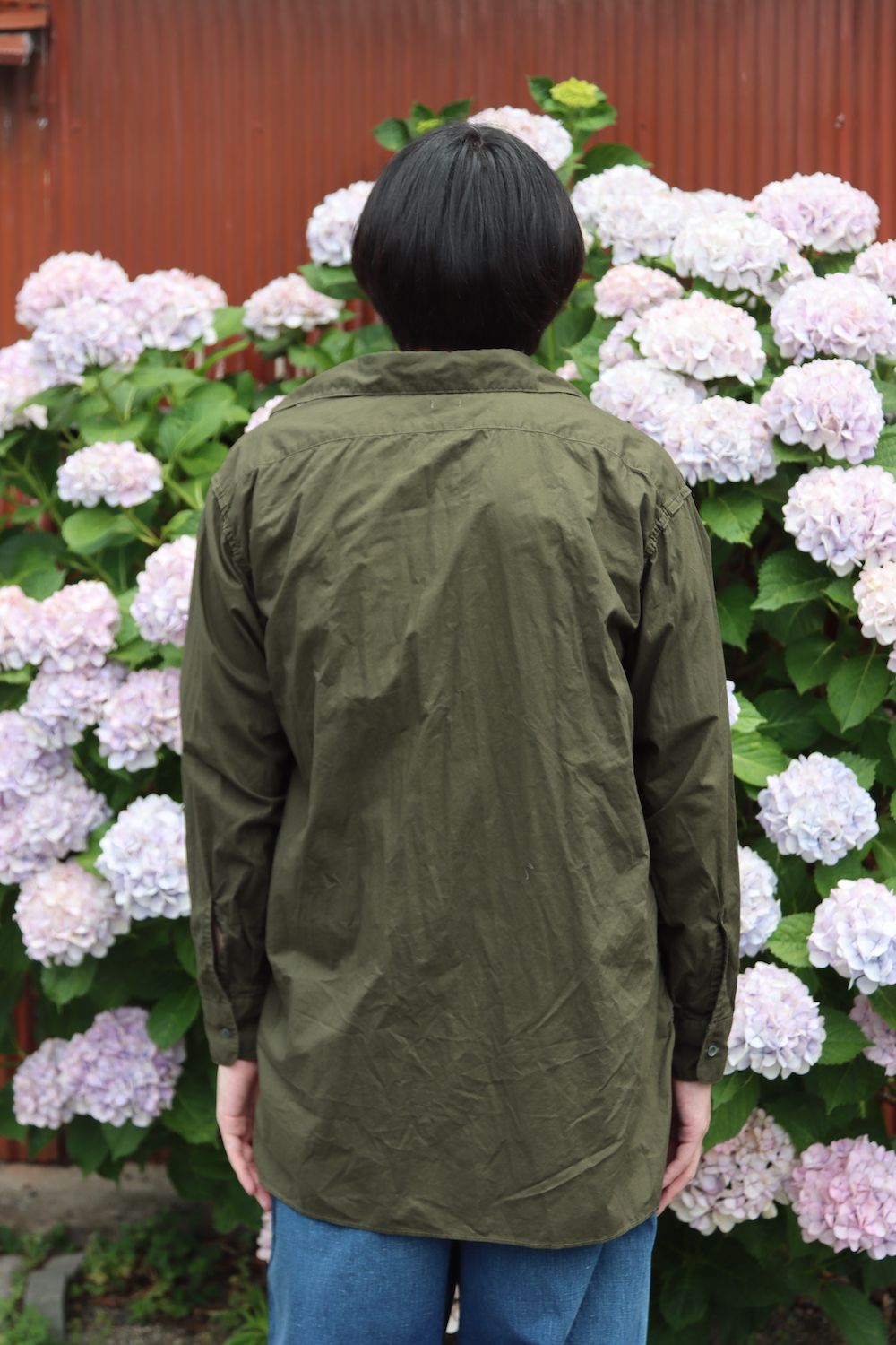 A.PRESSE Over Dyeing Military Shirt style.2022.6.17. ※6月18