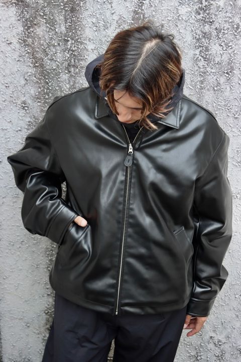 SEDAN ALL-PURPOSE セダンオールパーパス 23AW Synthetic Leather Sports Jacketスタイル