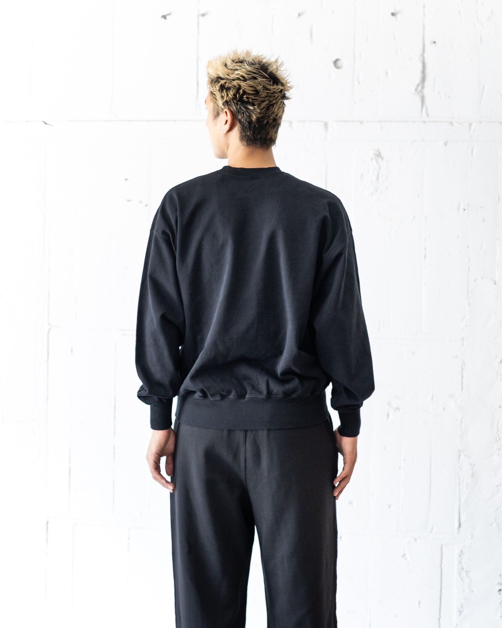 フレッシュサービス LIGHT OZ CREW NECK SWEAT "COLLEGE"(FSC253-70017)BLACK★8月16日(土)発売！