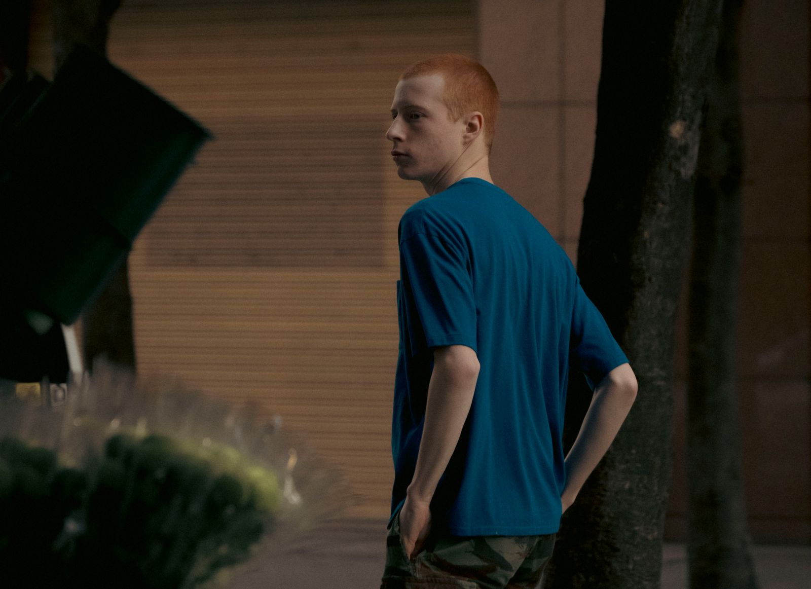 ファウンダ 25SS POCKET T SHIRT(015FD251017)BLUE