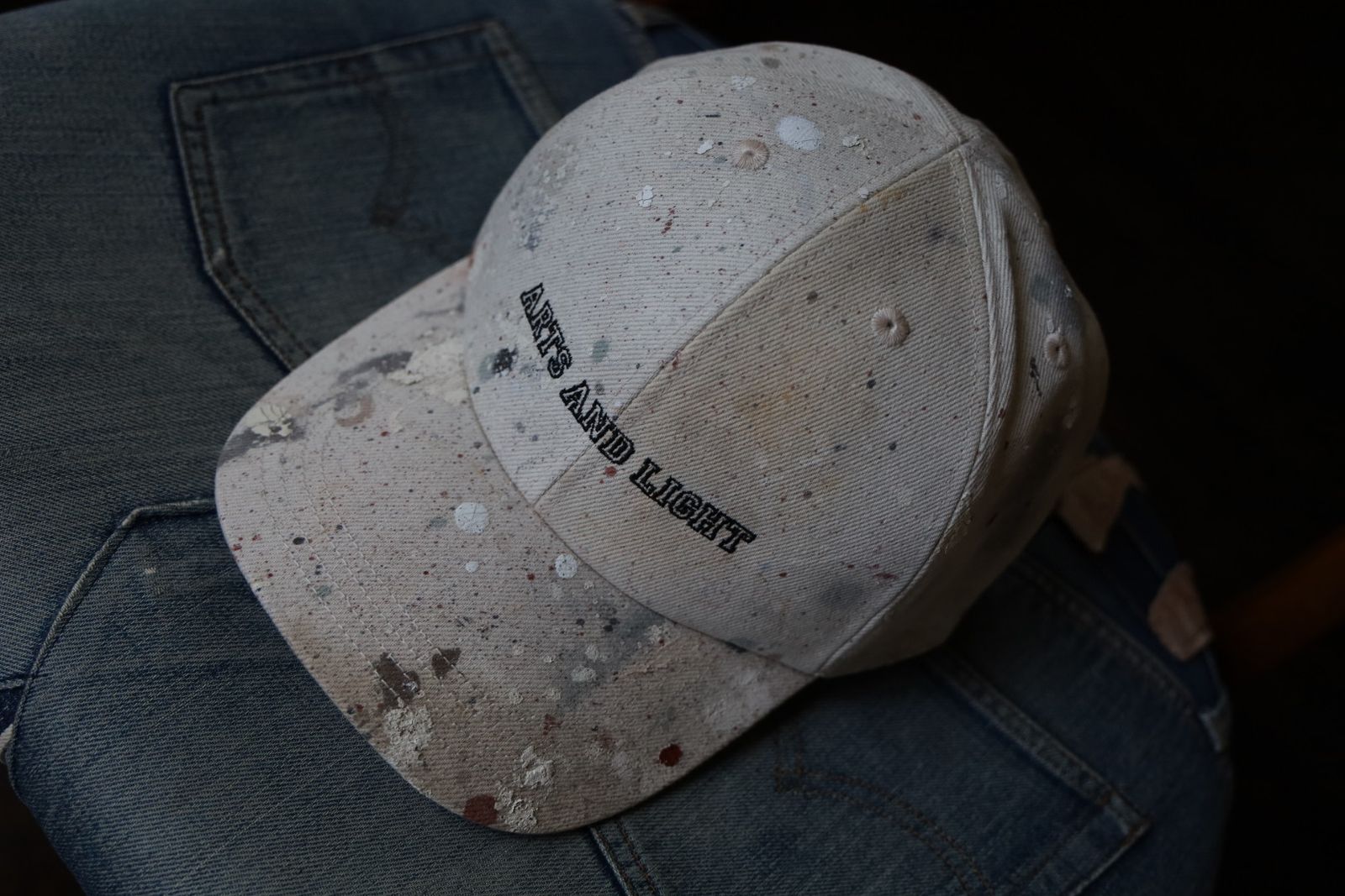 トーキングアバウト ジ アブストラクションRE-MAKE CAP(NPT-ACC-001R)WHITE
