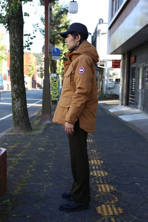CANADA GOOSE×JUNYA WATANABE MAN綿ダックコラボレーションダウンジャケット(WF-J401-051)"BROWN"Style.2020.10.12.