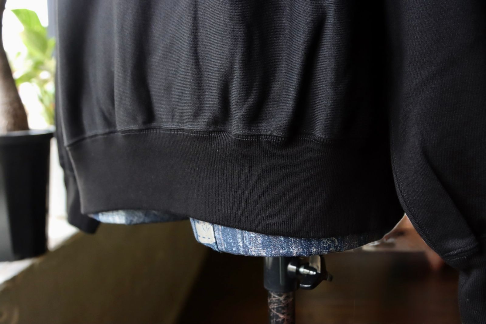 ブラームス 25FW Soft&Hard Sweat Crew-Neck P/O Wide(bROOTS24F26F25)Black☆新作発売！