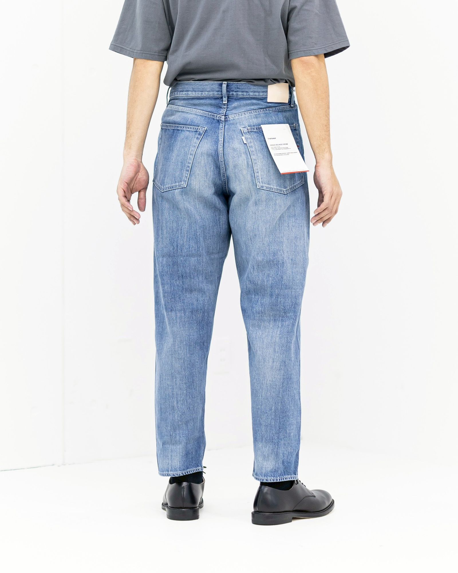グラフペーパーSelvage Denim Five Pocket Tapered Pants(GU261-40058LB)INDIGO_LIGHT FADE★1月24日(土)発売！