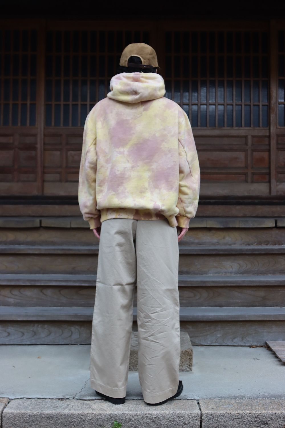 doublet WASTE VEGETABLE DYED HOODIE(22SS28CS209) style. 2022.01.19