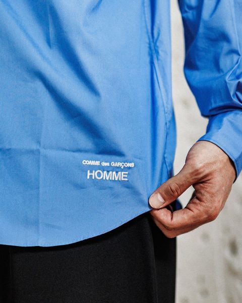 COMME des GARCONS HOMME 綿ブロードL/Sシャツ(SAX) スタイル 2月8日(土)新作発売！