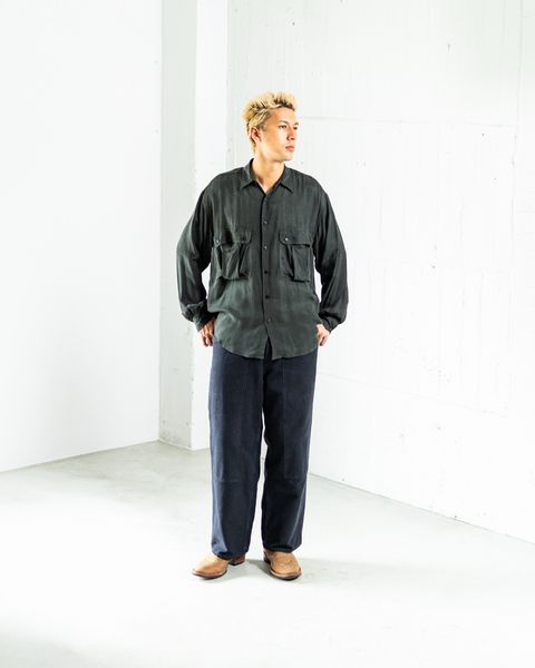 YOKE Cupro Work Shirt 新作発売！