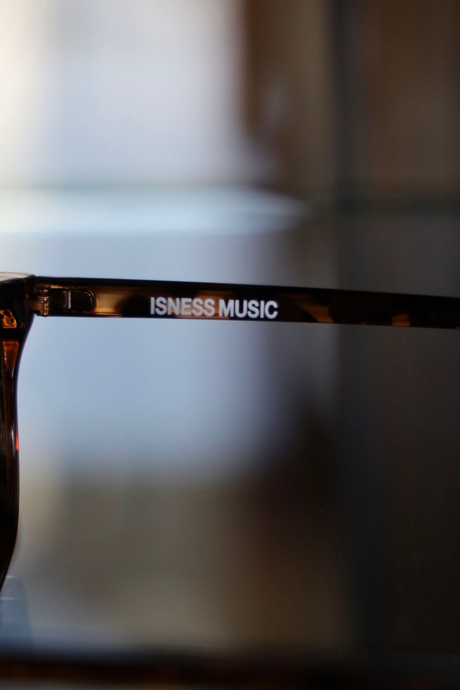 イズネスミュージックサングラス is-ness DAVID SUNGLASSES(BOSLINTON TYPE)BROWN-GRAY