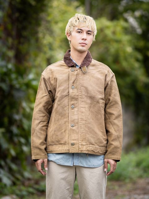 BOW WOW 26FW WIDE WALE N-1 DECK JACKET(BWU-WN1DJ) KHAKI☆9月26日(土)発売！