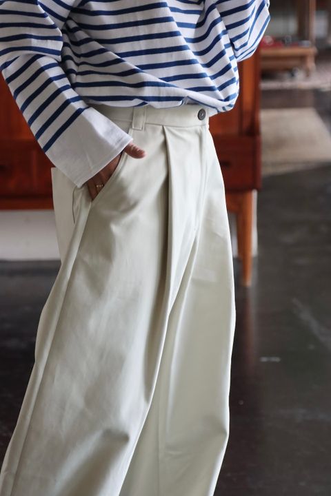 STUDIO NICHOLSON 22SS DEEP PLEAT VOLUME PANTS style.2022.3.9.