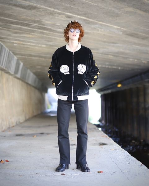 ©SAINT Mxxxxxx X WILDSIDE YOHJI YAMAMOTO SKULL SUKA JACKETスタイル
