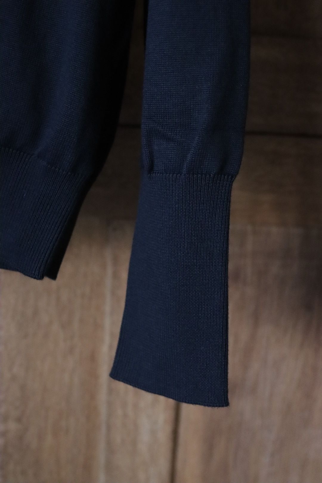 美品24SS a.presse cotton L/S polo 522P▲ A.PRESSE Cotton Knit L/S Polo Shirts