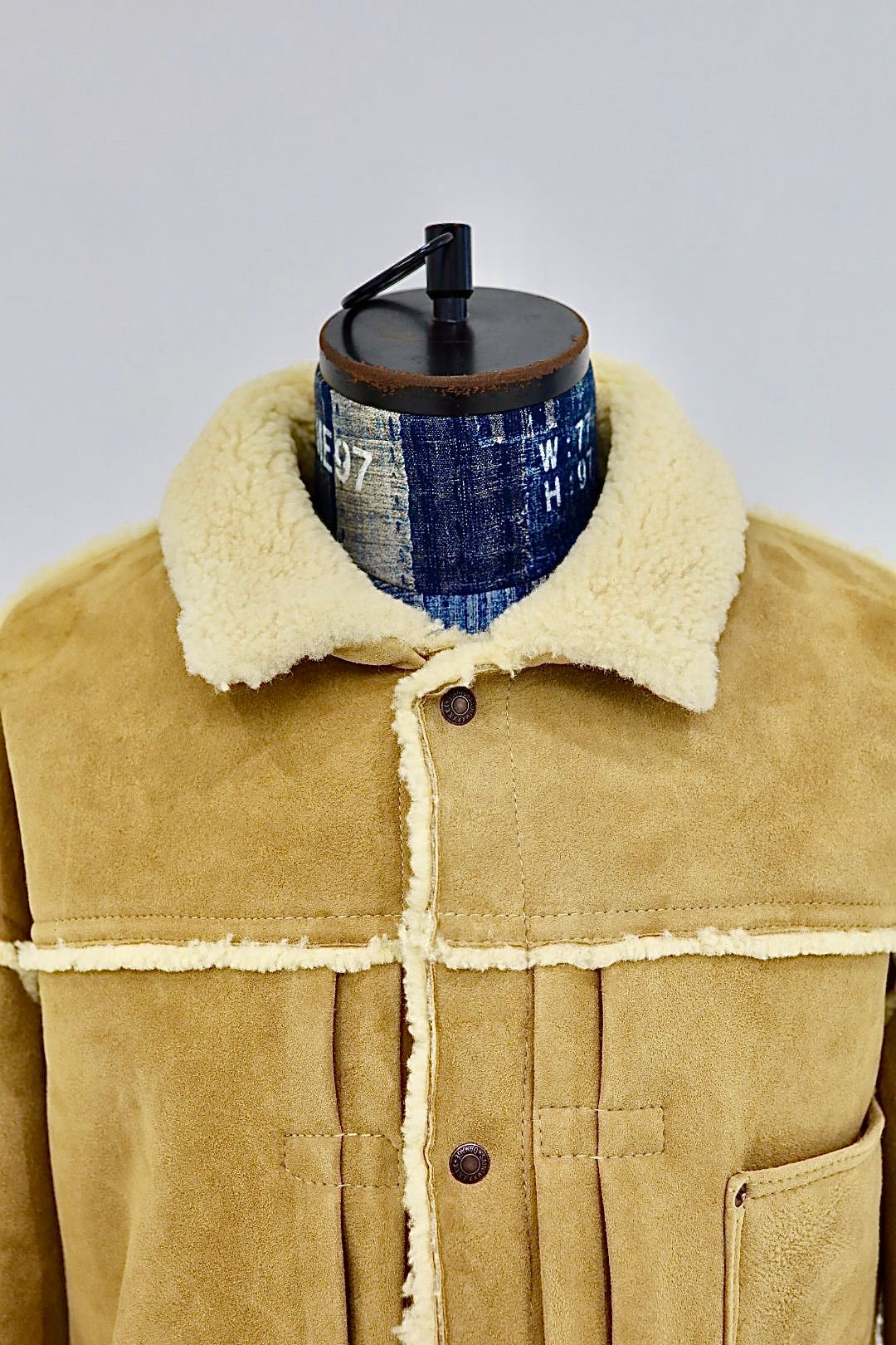 セントマイケル25AWベルベルジンコラボ BB_MOUTON JACKET (SM-HR1-0000-C59)BEIGE☆12月13日(土)新作発売！