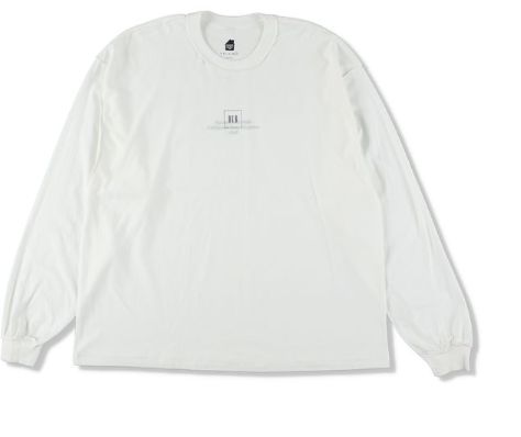 イズネスミュージック 25AW DUB EST LONG SLEEVE T-SHIRT (IMP6_15_DUBESTLS01) WHITE