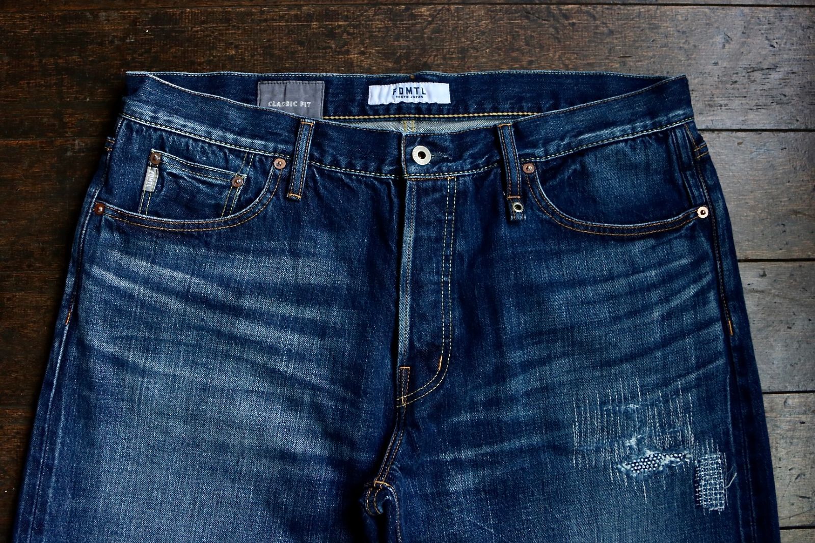 ファンダメンタル デニムCLASSIC STRAIGHT DENIM CS114(FA24MG114)INDIGO