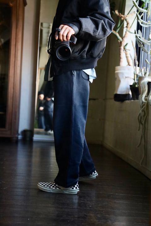 A.PRESSE Vintage Sweat Pantsスタイル