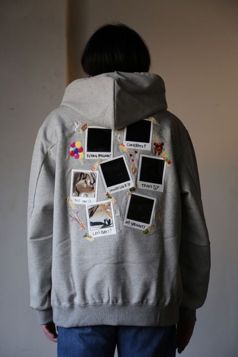 doublet MEMORIAL POLAROID HOODIE style.2021.1.16.