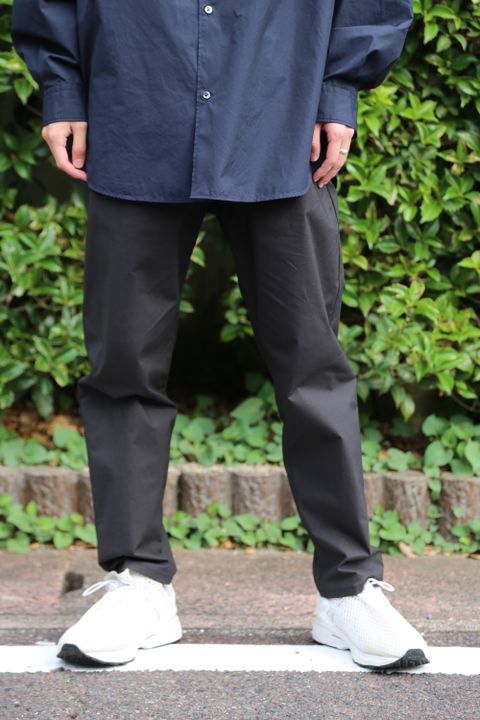 Graphpaper Broad L/S Oversized Regular Collar Shirt style. 2021.06.23.