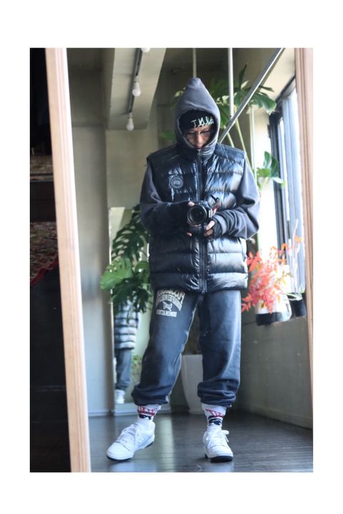 CANADA GOOSE CROFTON VEST BLACK LABELスタイル