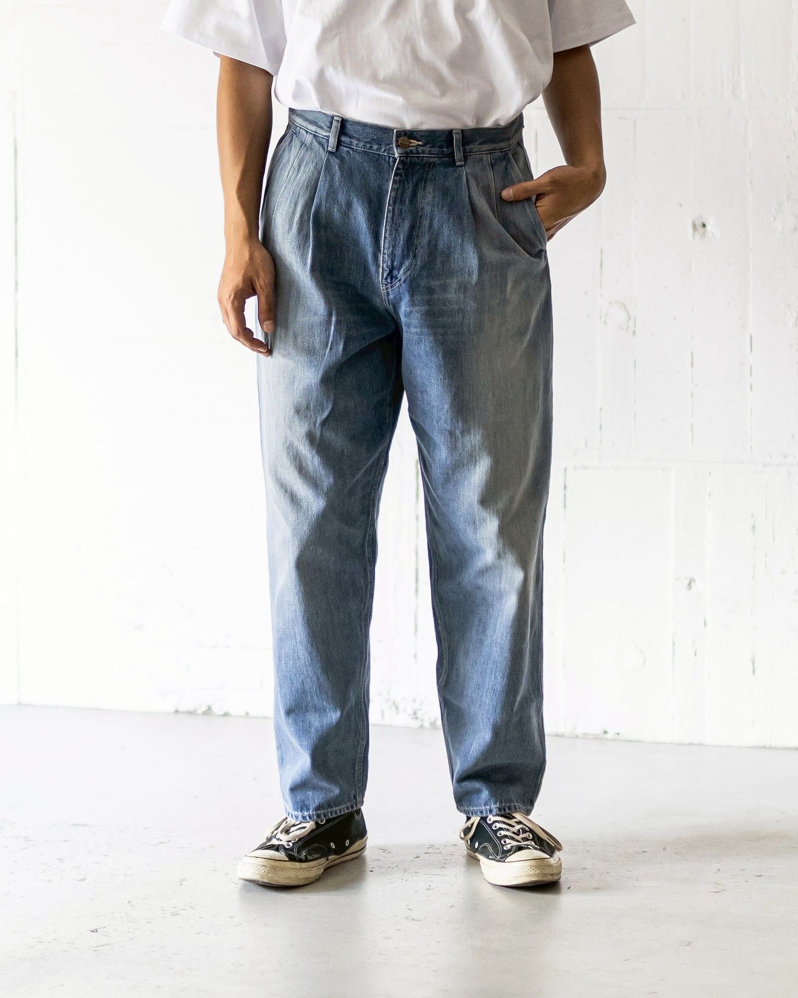 【最終値下げ】leinwande Work Trousers ネイビー 最終値下げ】leinwande Work Trousers ネイビー