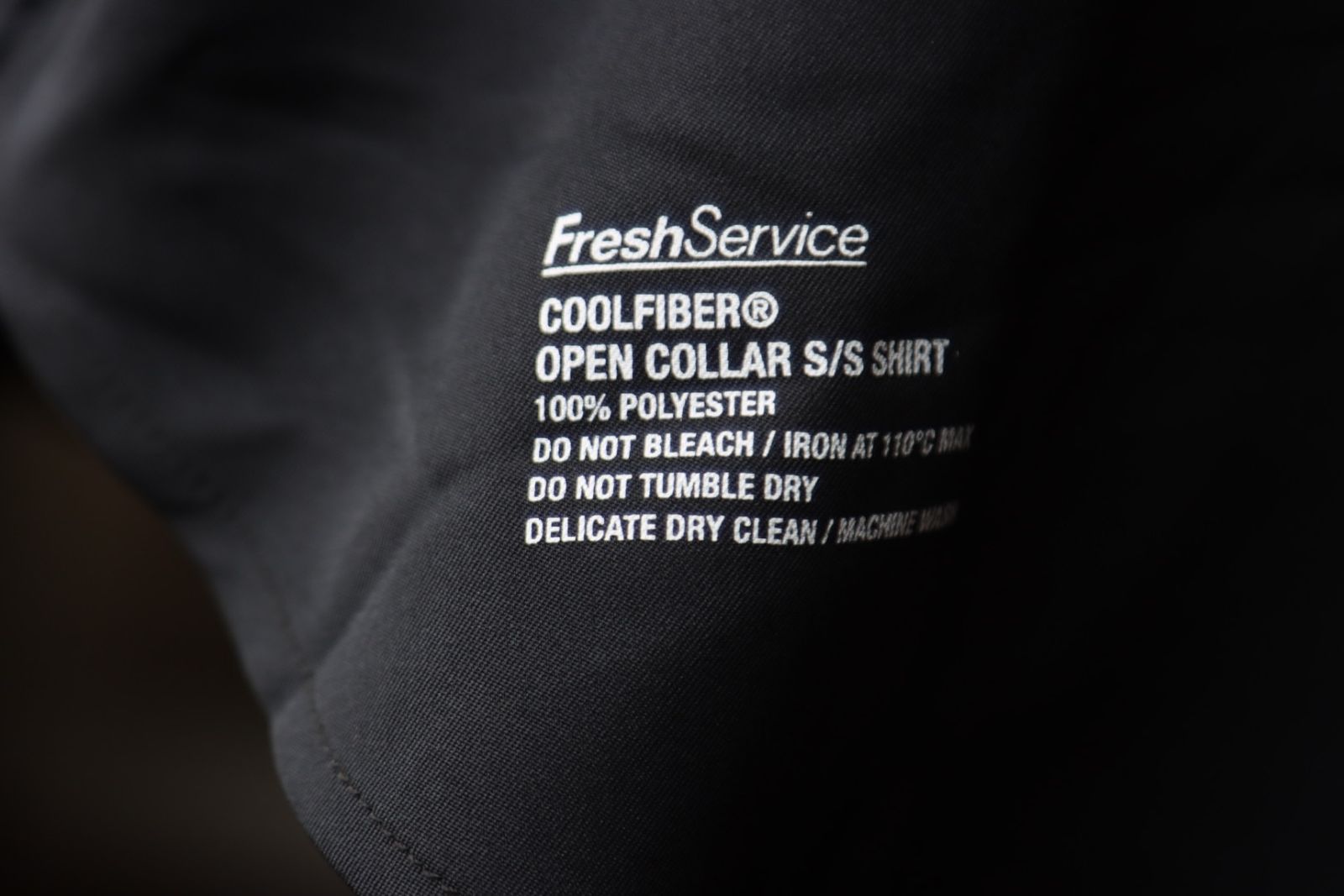 FreshService - フレッシュサービス24SS COOLFIBER OPEN COLLAR S/S 