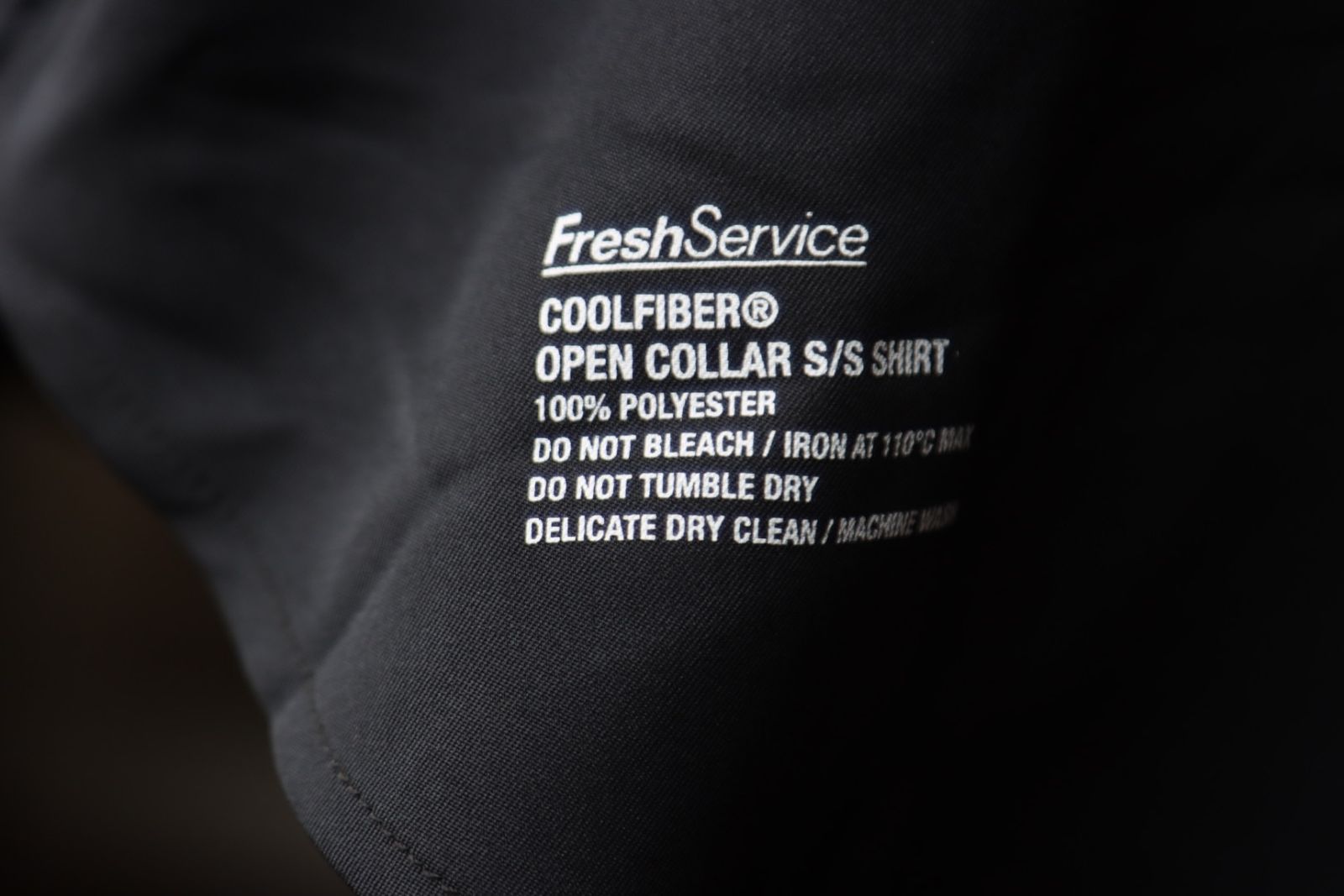 FreshService - フレッシュサービス24SS COOLFIBER OPEN COLLAR S/S