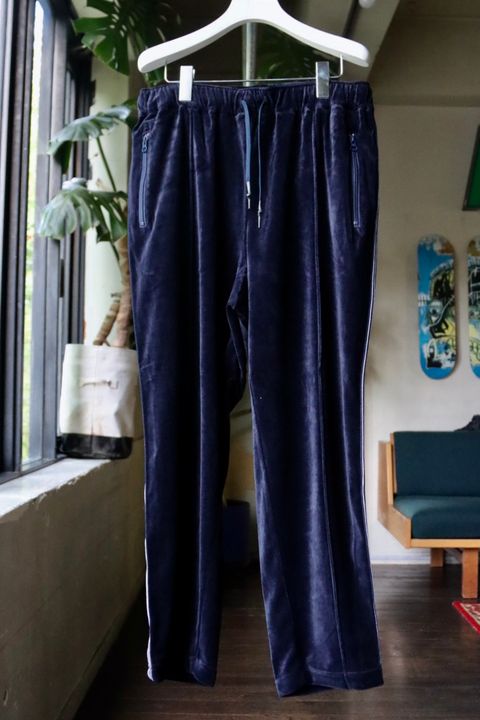 S.F.C 23FW VELOUR TRACK PANTS(SFCFW23CS07)Navy
