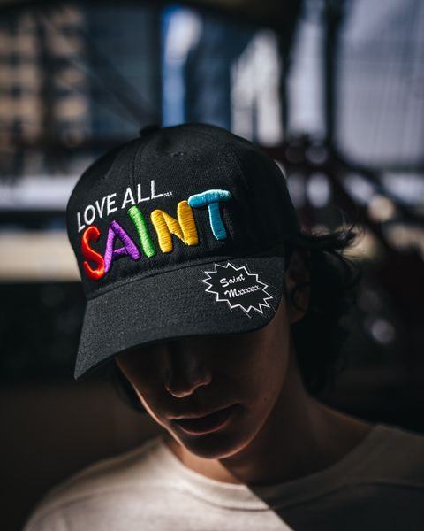 セントマイケル 26SS LOVE ALL_CAP(SM-MK8-0000-080)BLACK☆4月29日(水)新作発売！