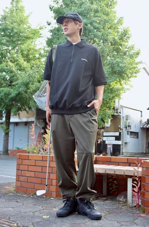 FreshServiceSport フレッシュサービススポーツ 23AW DRY PIQUE JERSEY NECK ZIP S/S POLOスタイル