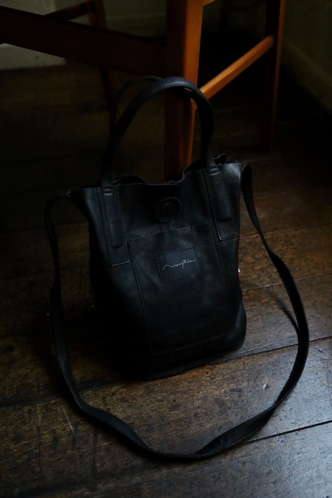 Morphee / モルフェトートバッグ 2WAY SMALL TOTE（SHORT）BLACK☆再入荷いたしました！