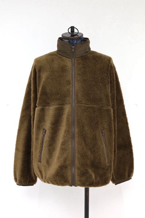 グラフペーパー Wool Boa Zip-Up Blouson(GU263-30340)BROWN☆10月17日(土)発売！