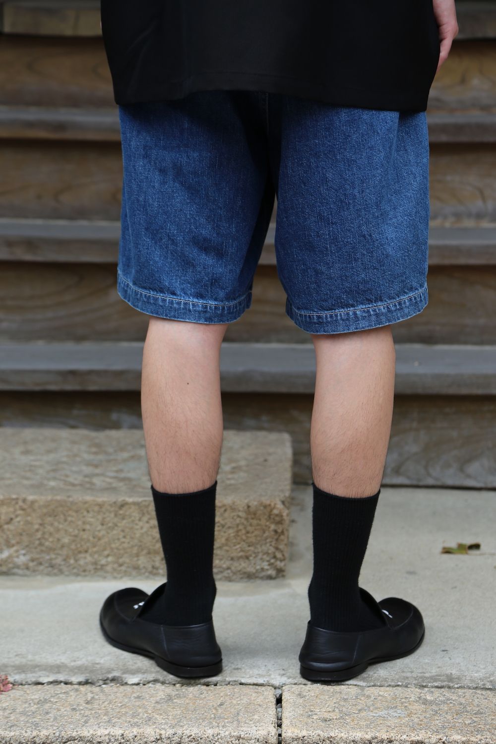 Graphpaper Selvage Wool S/S Oversized Box Shirt(GM212-50260) style. 2021.06.20.