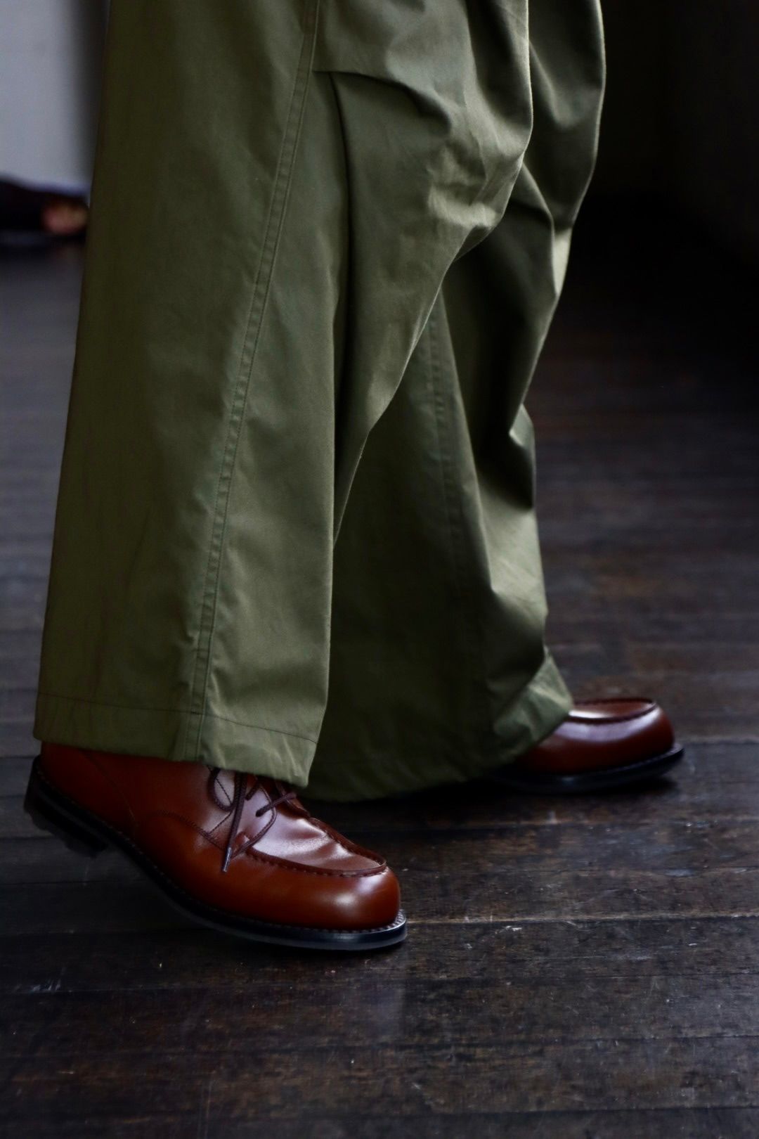 blurhms ROOTSTOCK C/N Oxford Snow Pants"DARK OLIVE"スタイル