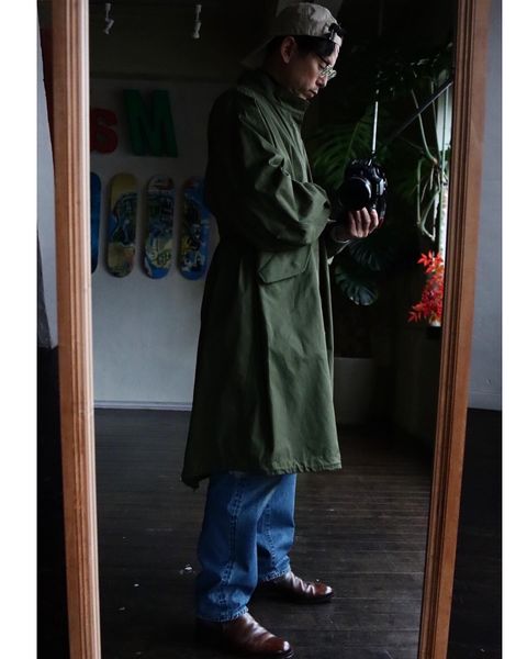 blurhms ROOTSTOCK 23SS blurhmsROOTSTOCK Cotton Poplin 65 Coatスタイル