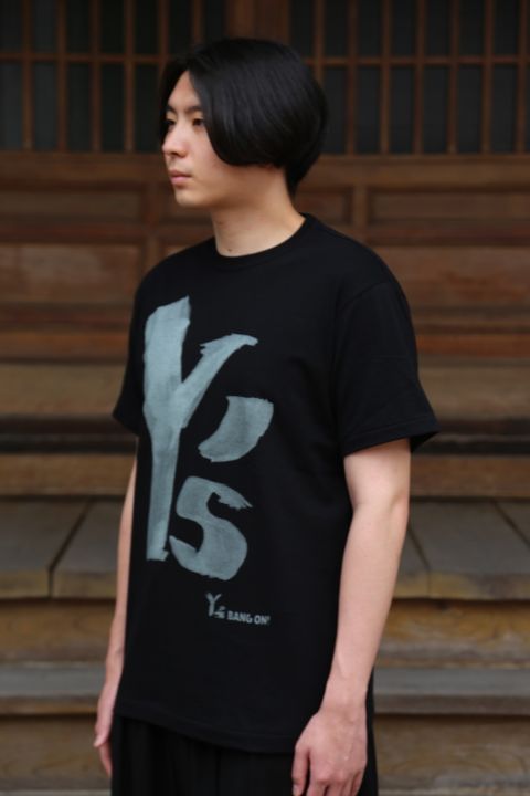 Y's BANG ON! Y'sロゴプリントTシャツ(YA-T32-052-3-02) style.2021.6.5