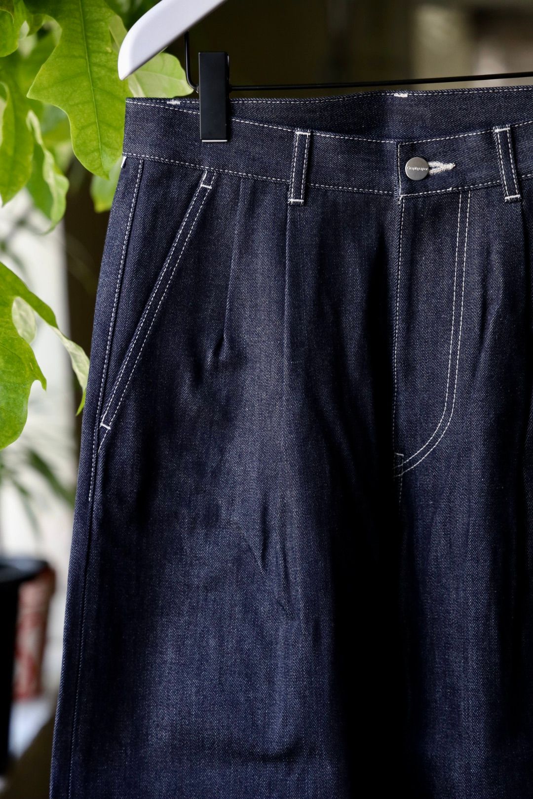 月まるページ Graphpaper - グラフペーパー25AW Selvage Denim Two Tuck