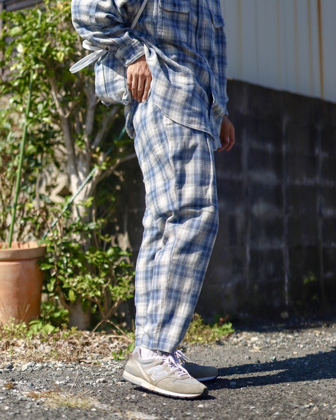 STRIPES FOR CREATIVE FW23 SFC OG CHECK SHIRT&PANTSスタイル
