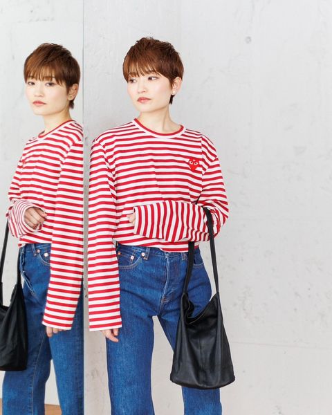 PLAY COMME des GARCONS 新作ボーダーTシャツ style.2025.2.15