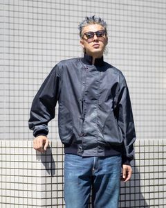 アイジュンヤワタナベマン 26SS New Manual Wネーム ナイロンツイル転写プリントジャケット(WQ-J905-100)DARK NAVY☆5月15日(金)発売！