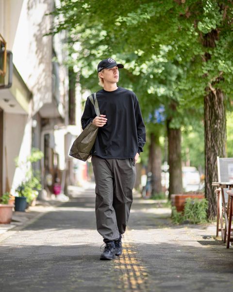 FreshService 新作DRY JERSEY L/S CREW NECK Tee(BLACK)style 2024.6.8