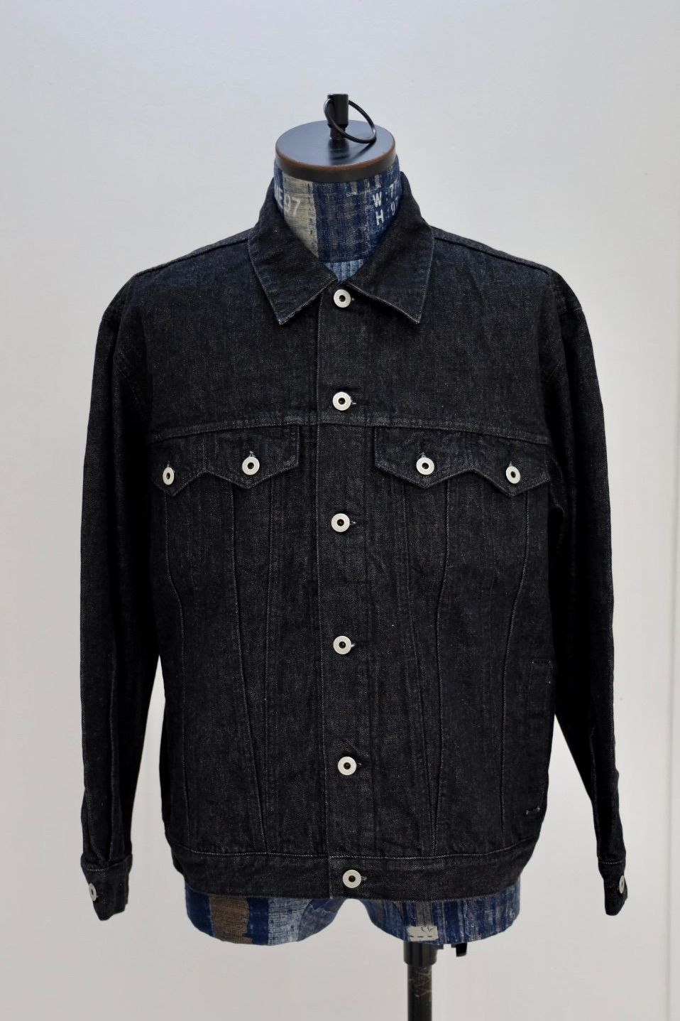 ファンダメンタル デニムジャケット THIRD THIRD JACKET RINSE(FA25JK33R-BK)BLACK